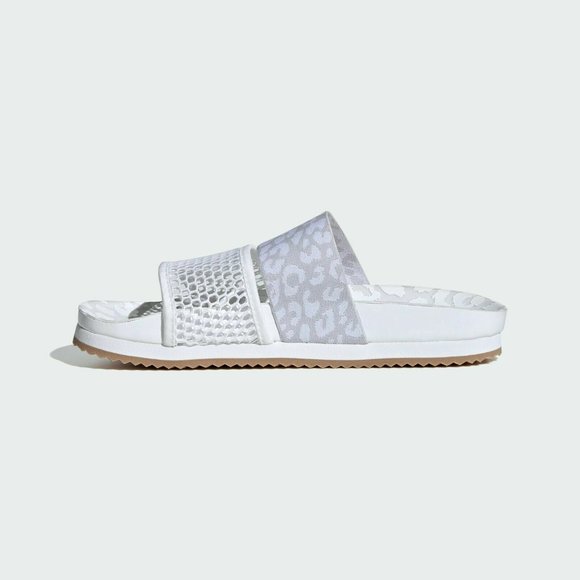 Adidas Women's by Stella McCartney White STELLA-LETTE SLIDES Size 5 us FV6527 - Picture 3 of 6